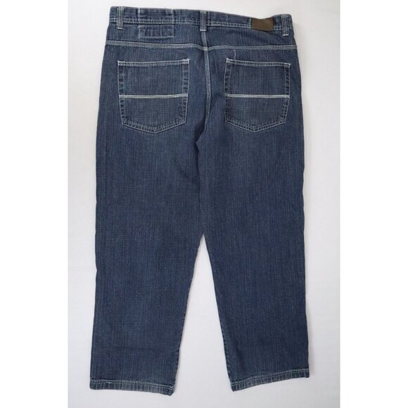 Y2K BAGGY JNCO SOUTHPOLE STYLE WIDE LEG RELAXED SKATER RICH KID‎ JEANS 42x32 - Picture 2 of 8